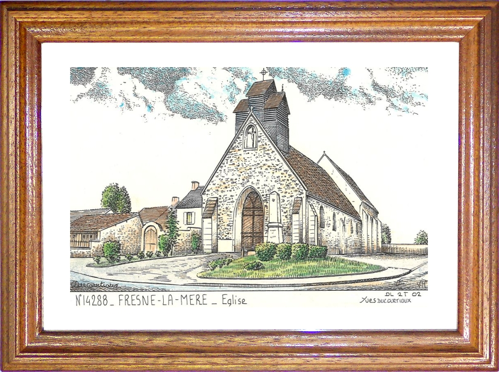 N 14288 - FRESNE LA MERE - église