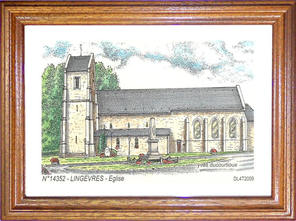 N 14352 - LINGEVRES - église