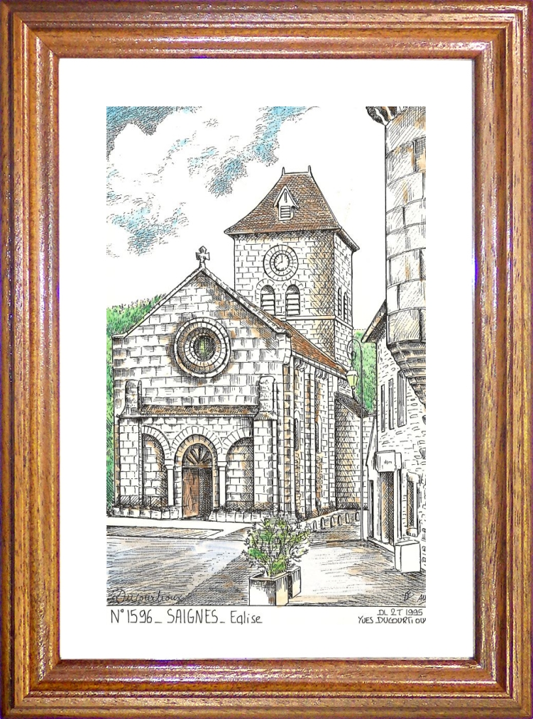 N 15096 - SAIGNES - glise