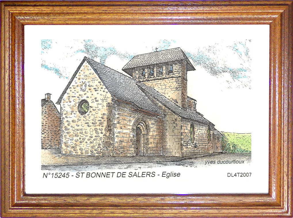 N 15245 - ST BONNET DE SALERS - église