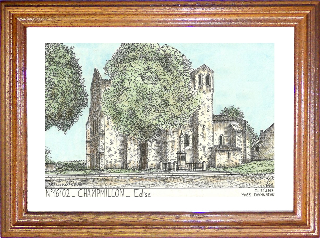 N 16102 - CHAMPMILLON - église