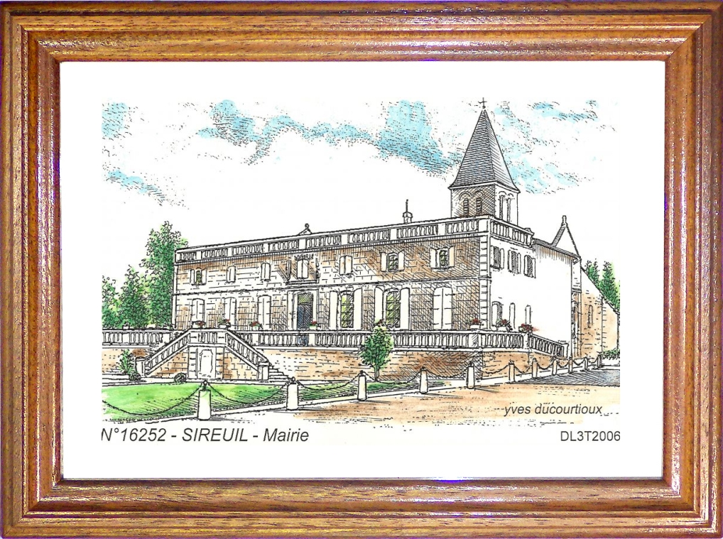 N 16252 - SIREUIL - mairie
