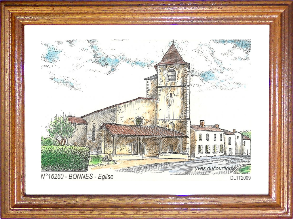 N 16260 - BONNES - église