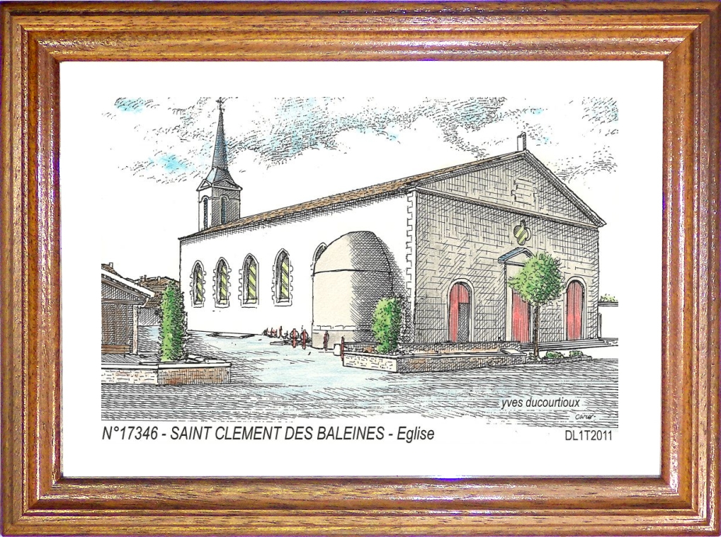 N 17346 - ST CLEMENT DES BALEINES - église