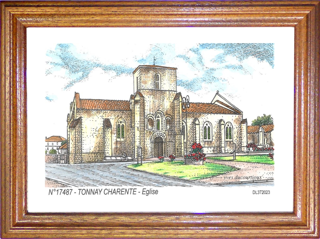 N 17487 - TONNAY CHARENTE - église