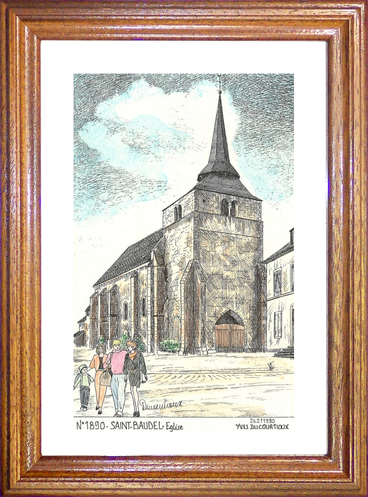 N 18090 - ST BAUDEL - église