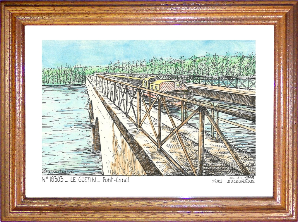 N 18303 - CUFFY - pont canal au guetin