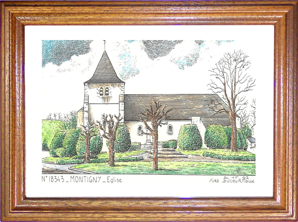 N 18343 - MONTIGNY - église