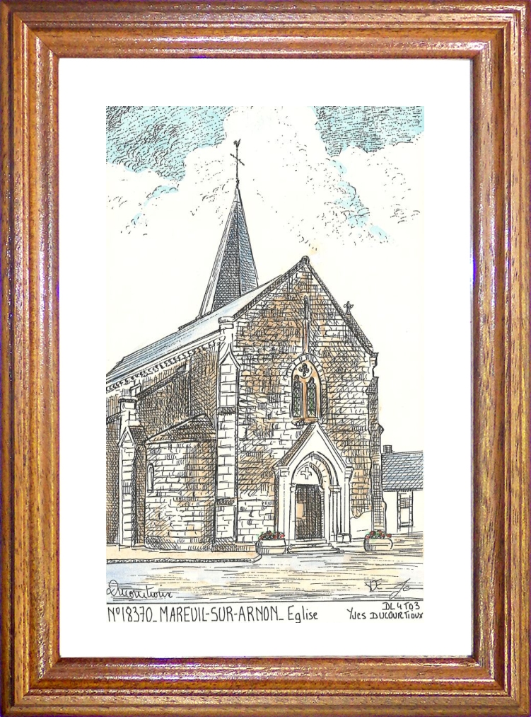 N 18370 - MAREUIL SUR ARNON - église