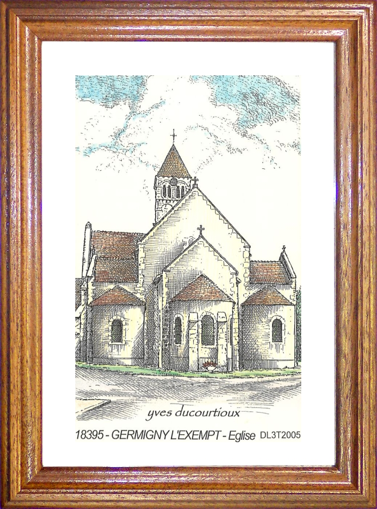 N 18395 - GERMIGNY L EXEMPT - église