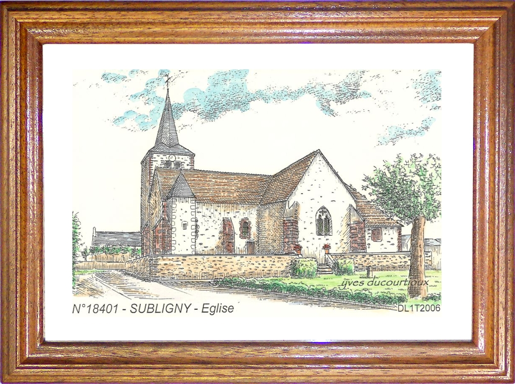 N 18401 - SUBLIGNY - église