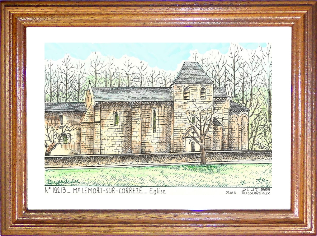 N 19213 - MALEMORT SUR CORREZE - église
