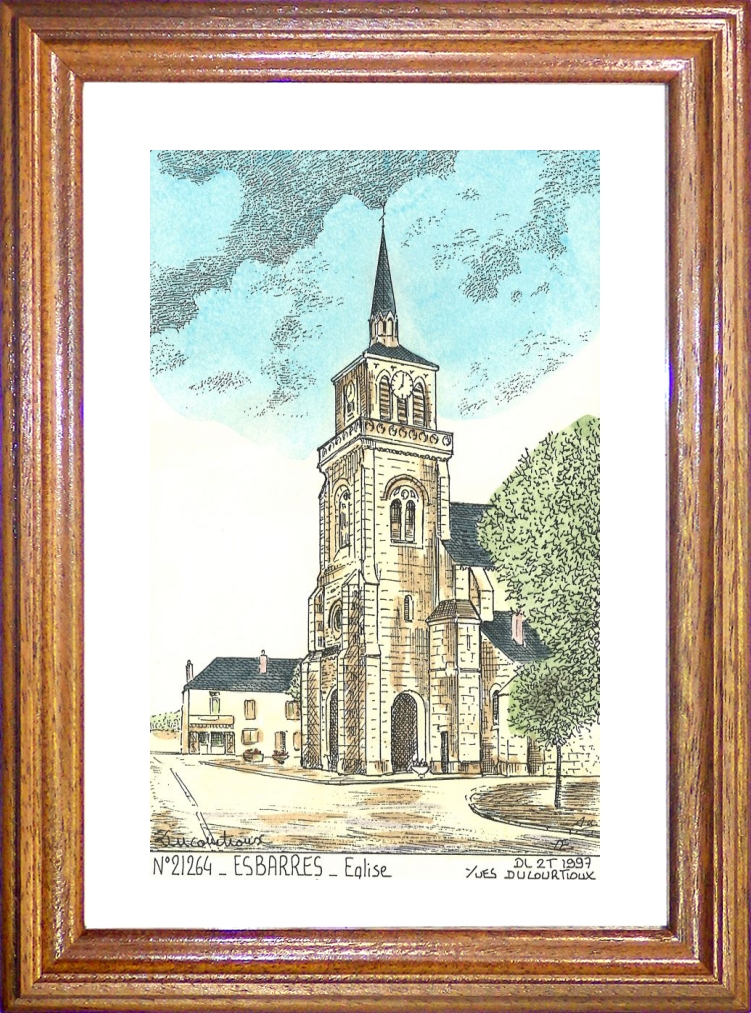 N 21264 - ESBARRES - église