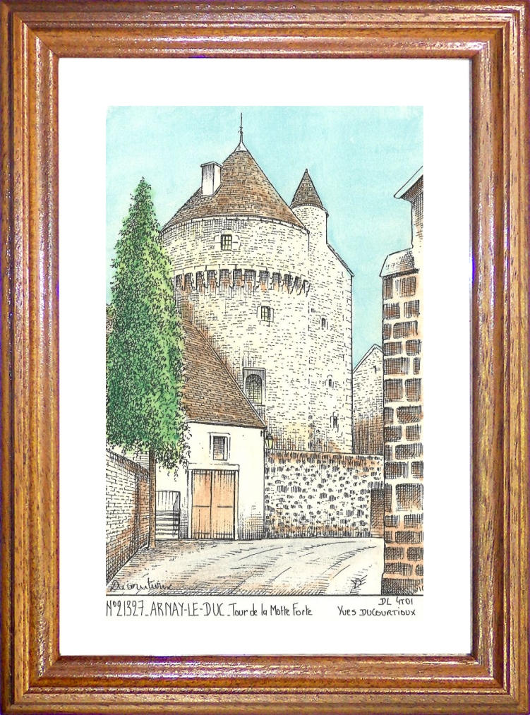 N 21327 - ARNAY LE DUC - tour de la motte forte