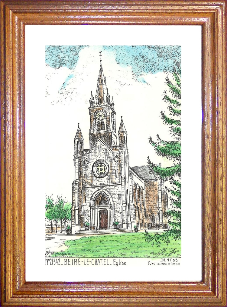 N 21342 - BEIRE LE CHATEL - église