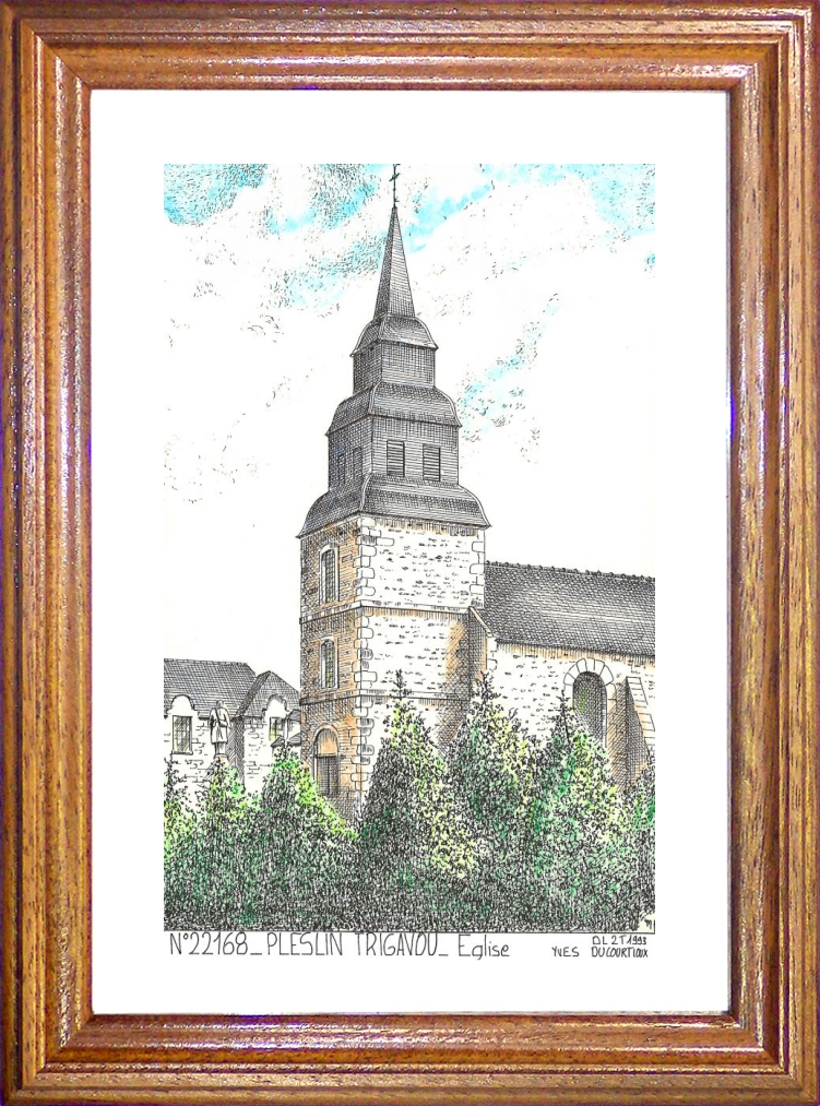 N 22168 - PLESLIN TRIGAVOU - église