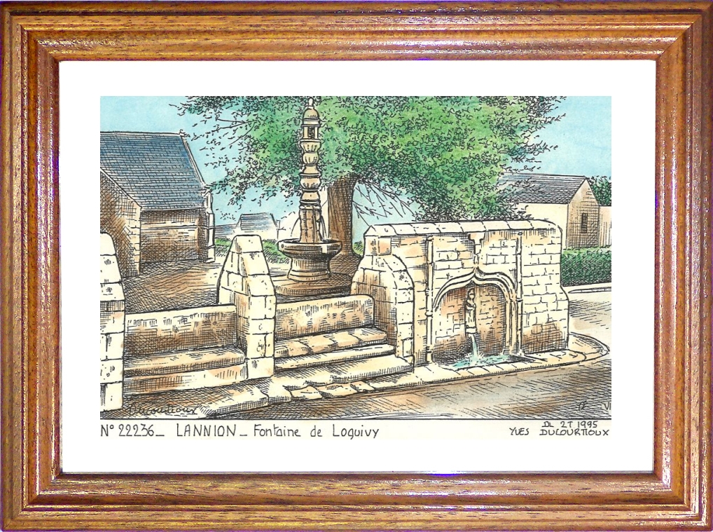 N 22236 - LANNION - fontaine de loguivy