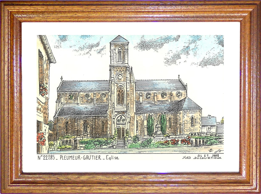 N 22285 - PLEUMEUR GAUTIER - église