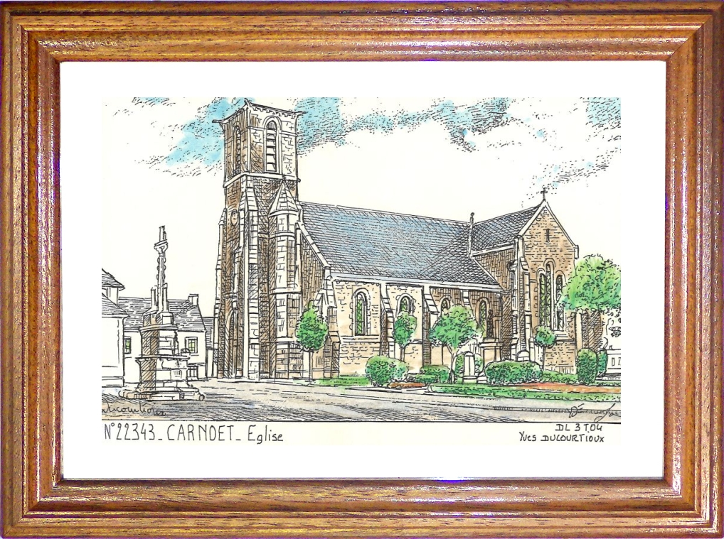 N 22343 - CARNOET - église
