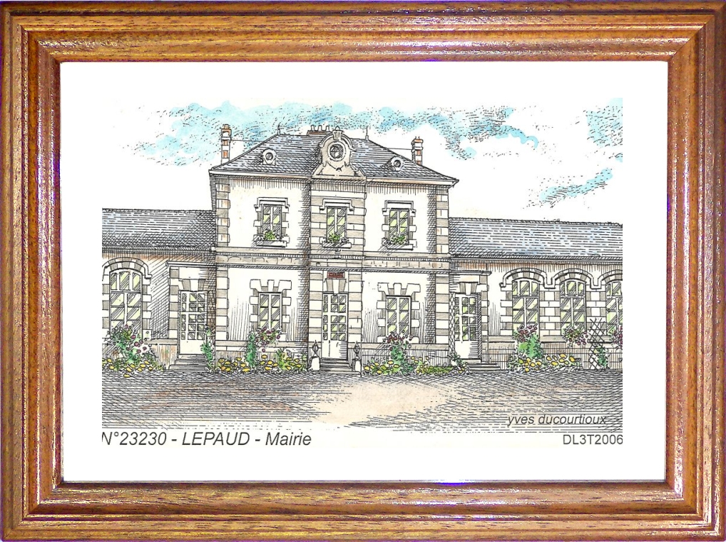 N 23230 - LEPAUD - mairie