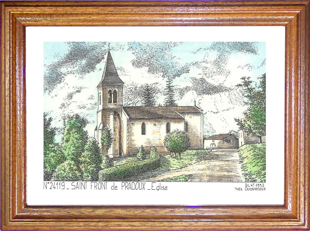 N 24119 - ST FRONT DE PRADOUX - église