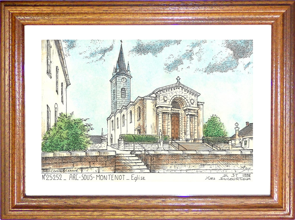 N 25252 - ARC SOUS MONTENOT - glise