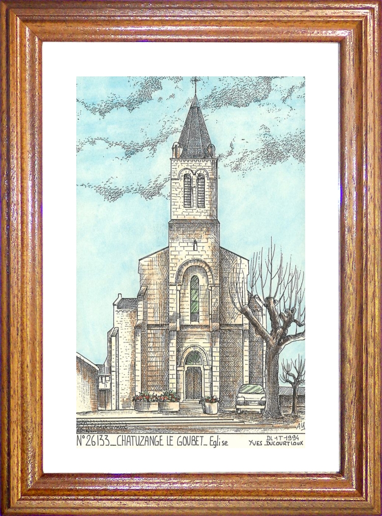 N 26133 - CHATUZANGE LE GOUBET - église