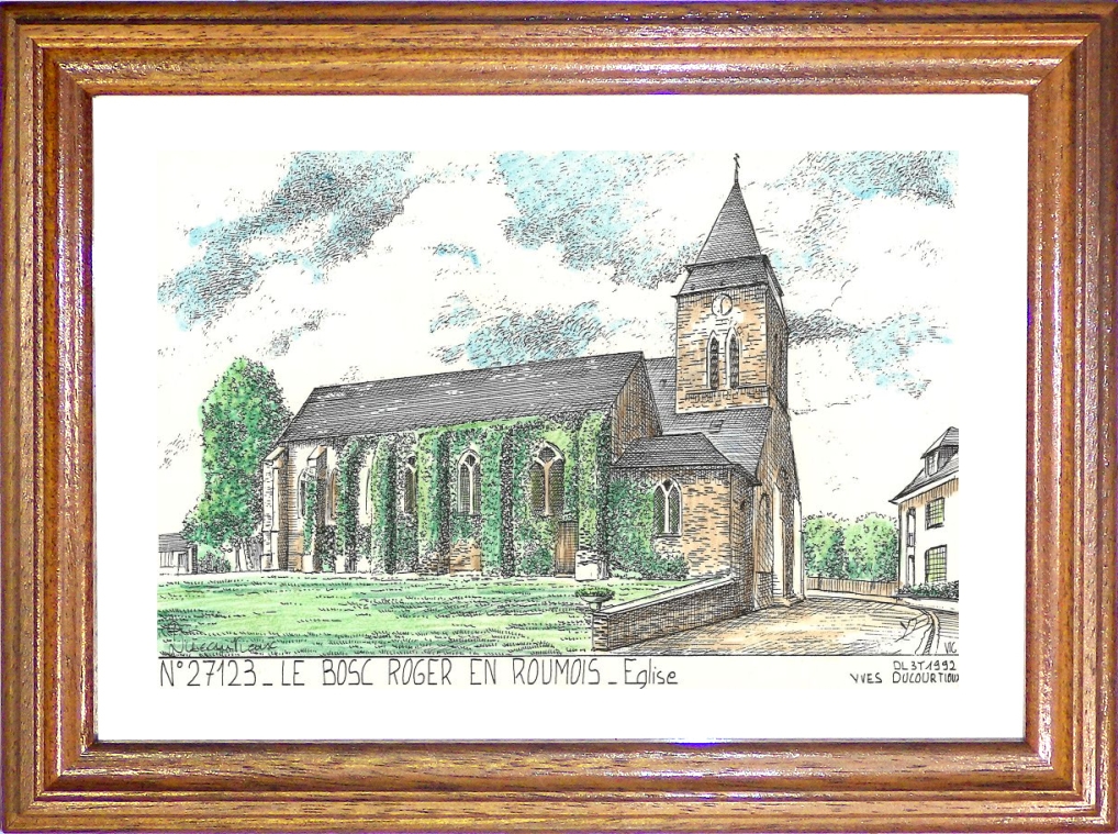 N 27123 - LE BOSC ROGER EN ROUMOIS - église