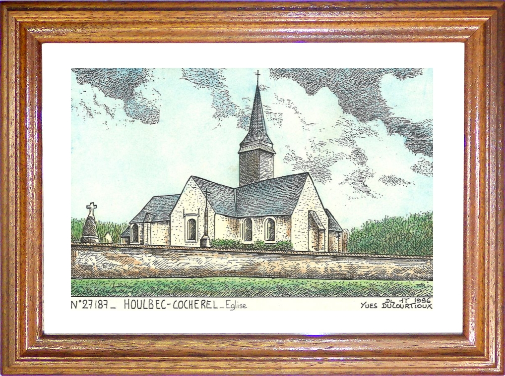 N 27187 - HOULBEC COCHEREL - église