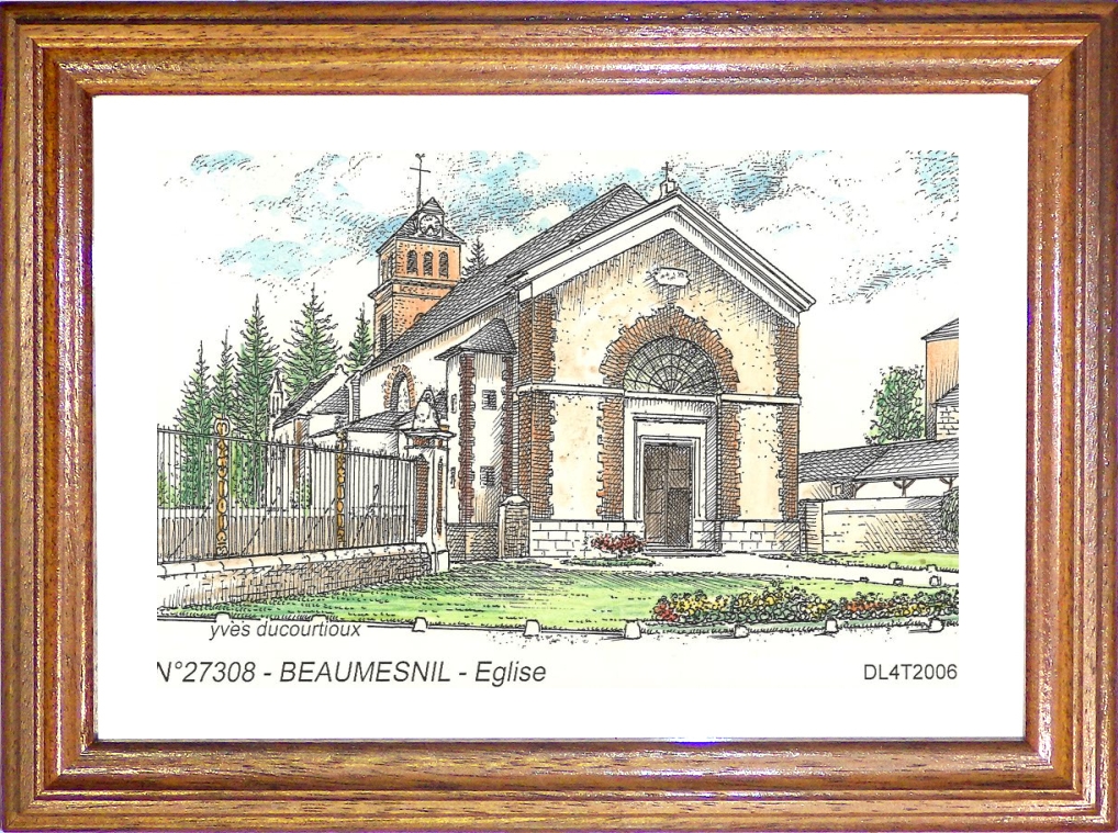 N 27308 - BEAUMESNIL - église
