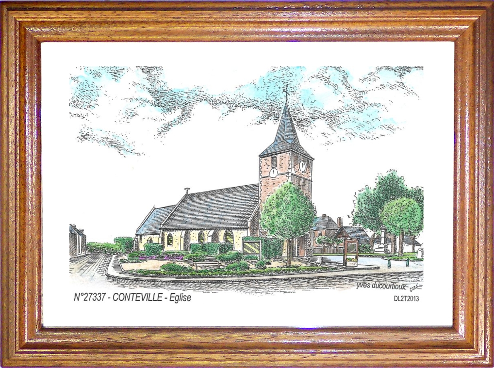 N 27337 - CONTEVILLE - église