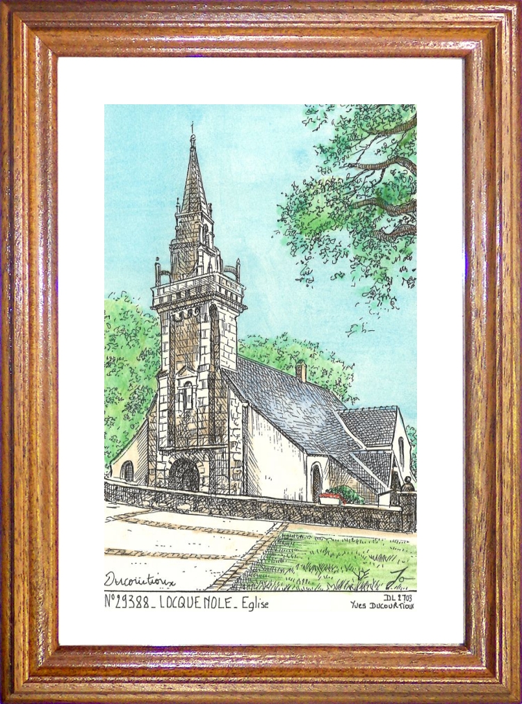 N 29388 - LOCQUENOLE - église