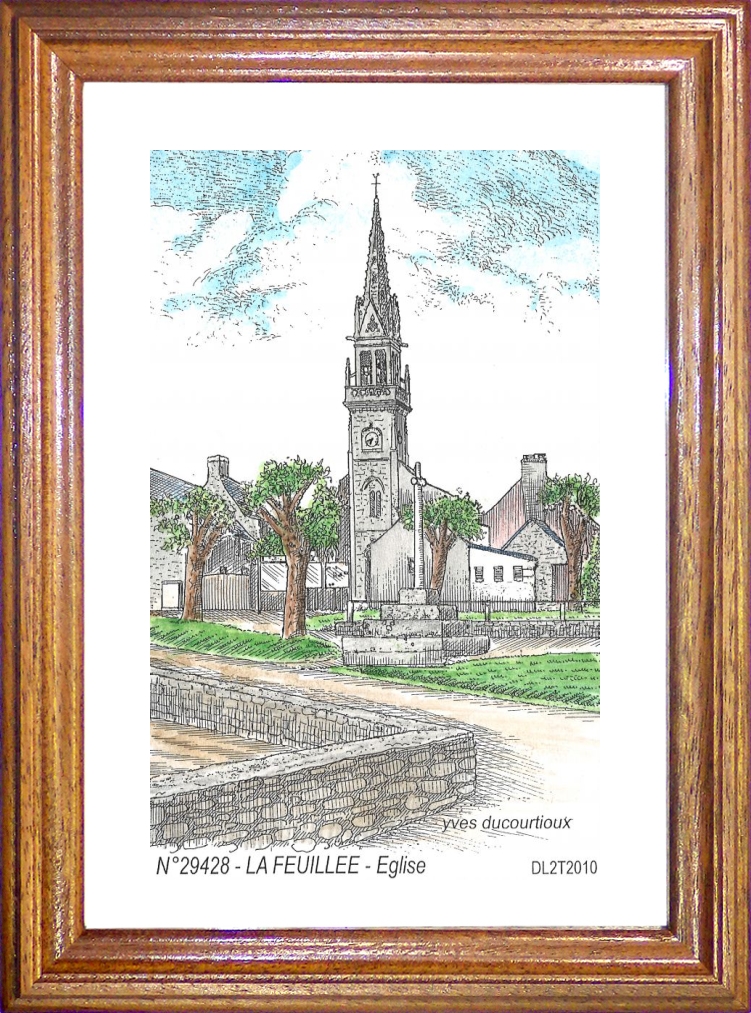 N 29428 - LA FEUILLEE - église