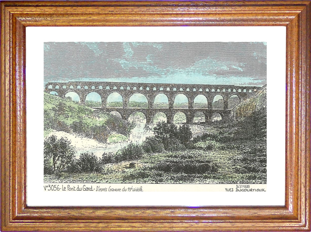 N 30056 - VERS PONT DU GARD - le pont du gard (d'aprs gravure ancienne)