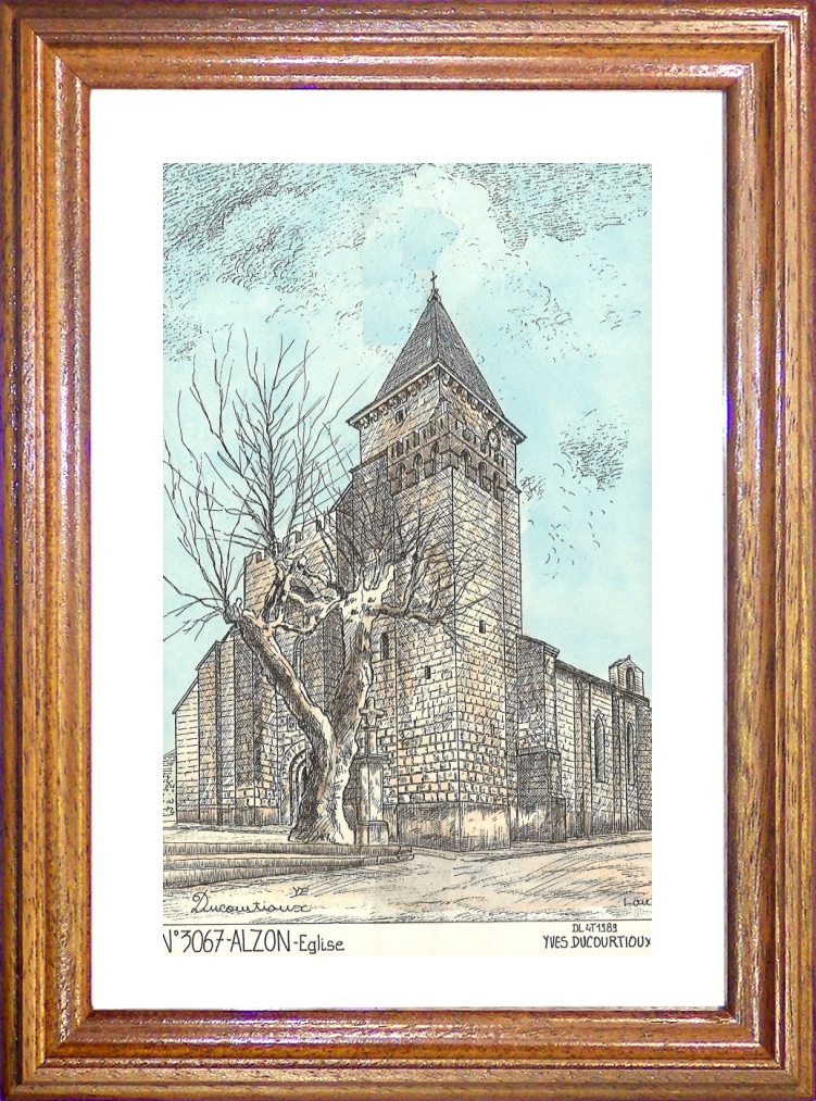 N 30067 - ALZON - glise