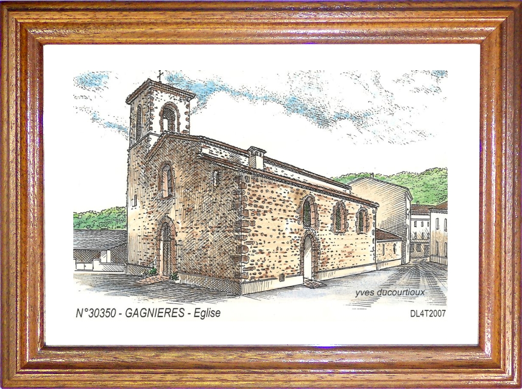 N 30350 - GAGNIERES - église