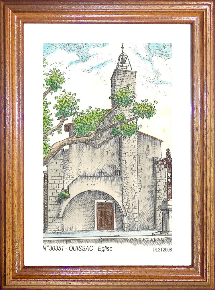 N 30351 - QUISSAC - église