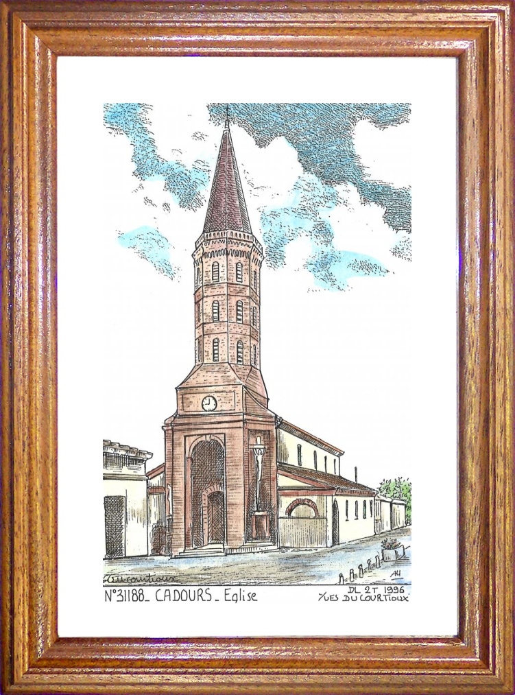 N 31188 - CADOURS - église