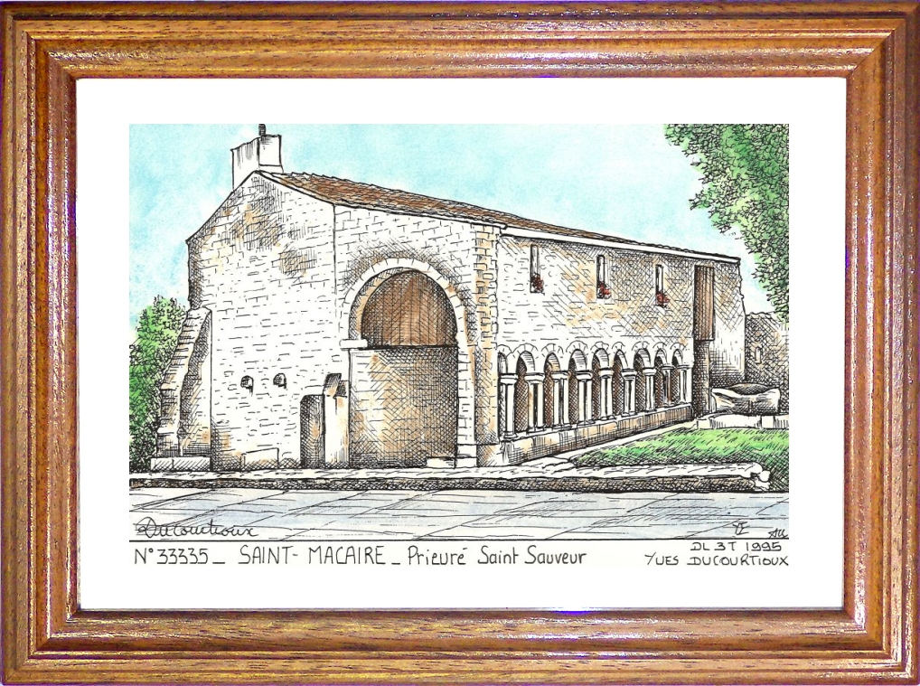 N 33335 - ST MACAIRE - prieuré st sauveur