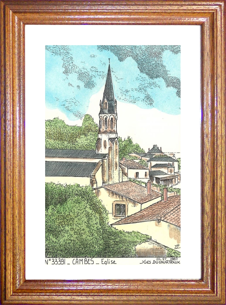 N 33391 - CAMBES - glise