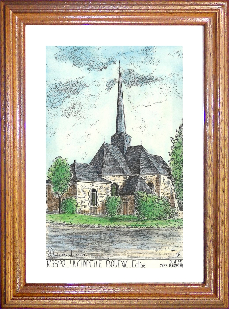 N 35132 - LA CHAPELLE BOUEXIC - église