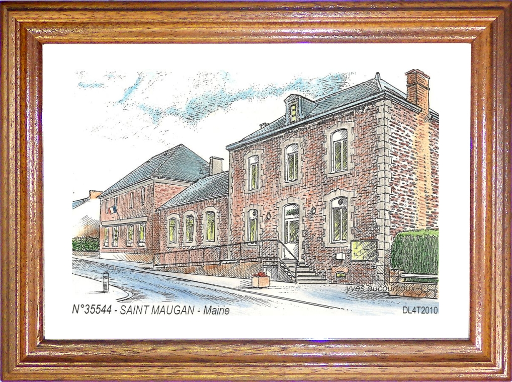 N 35544 - ST MAUGAN - mairie