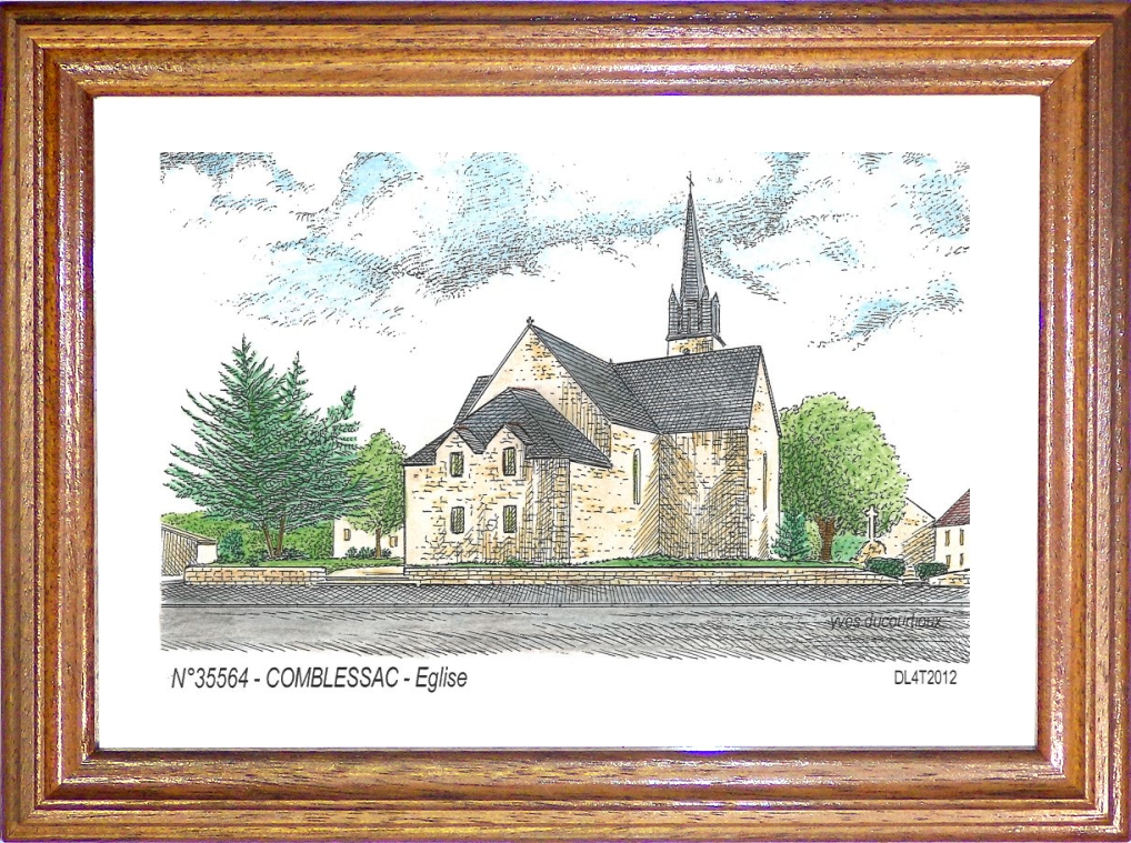 N 35564 - COMBLESSAC - église