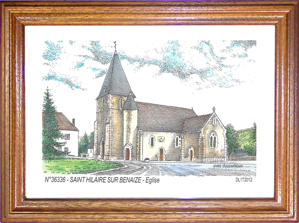 N 36336 - ST HILAIRE SUR BENAIZE - glise