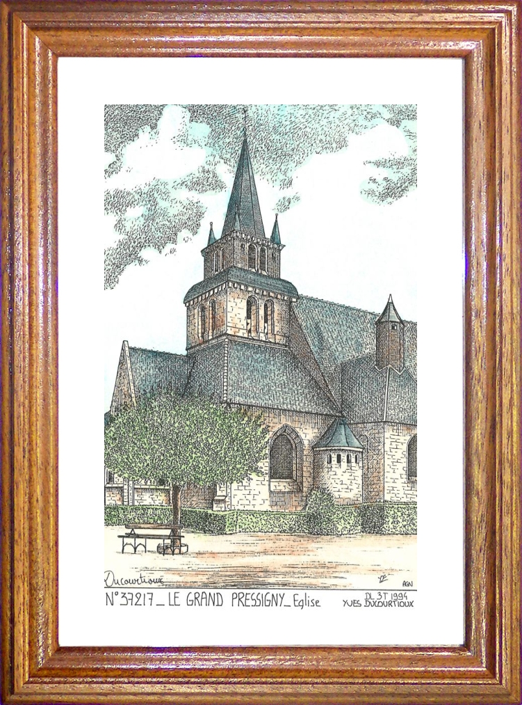 N 37217 - LE GRAND PRESSIGNY - église
