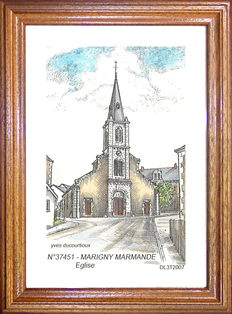 N 37451 - MARIGNY MARMANDE - église