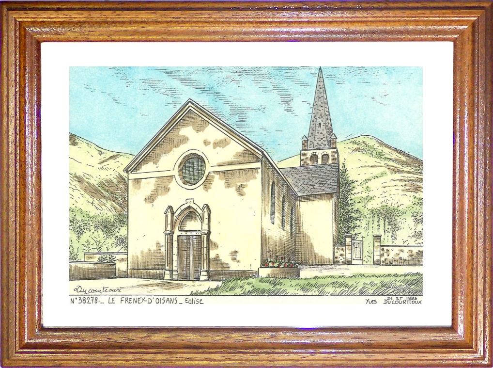 N 38278 - LE FRENEY D OISANS - église