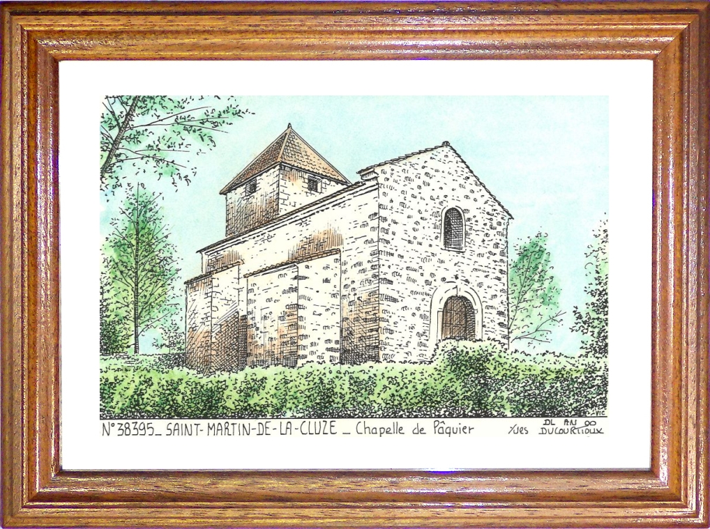 N 38395 - ST MARTIN DE LA CLUZE - chapelle de pâquier
