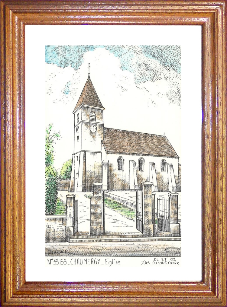 N 39159 - CHAUMERGY - église