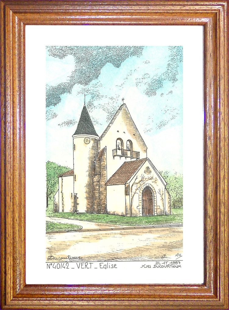 N 40142 - VERT - église